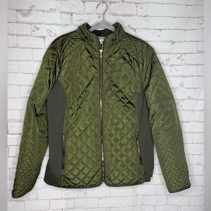 Cavalini Original Quilted Jacket – Olive Green | Size‎ 2X